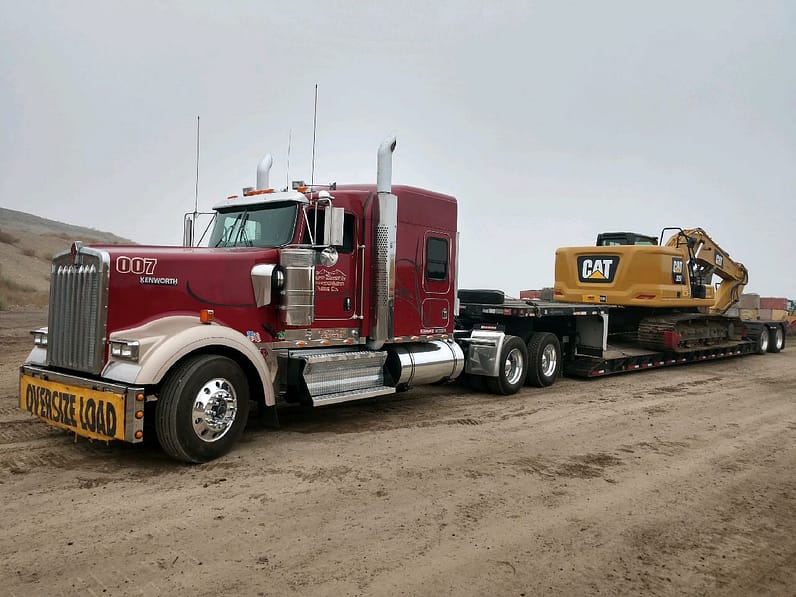 heavy haul trucking rig fallon